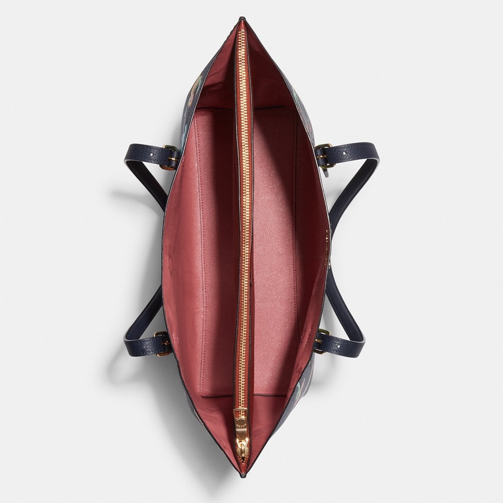 NWT💃Coach Laptop Bag Large Tote With Dreamy Land Floral Print - Picture 9 of 11